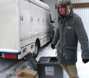     Deni Nehls - bei eisigen Temperaturen bester Laune!