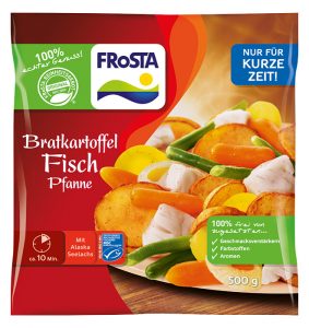 Bratkartoffel Fisch Pfanne