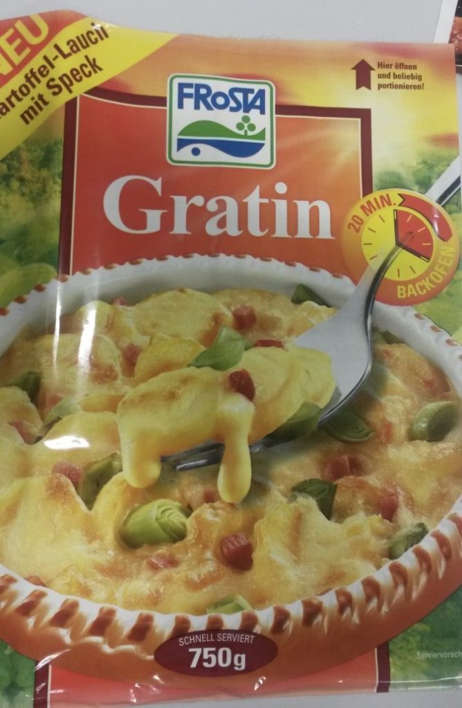 Kartoffelgratin von FRoSTA aus den 90er Jahren