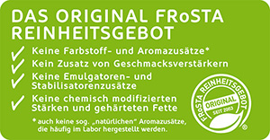 Banner: FRoSTA Reinheitsgebot