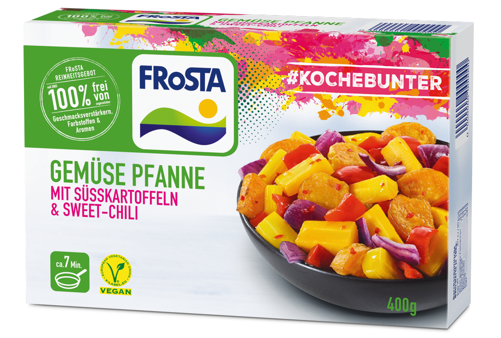 Gemuse Pfanne Mit Susskartoffeln Sweet Chili Frosta 