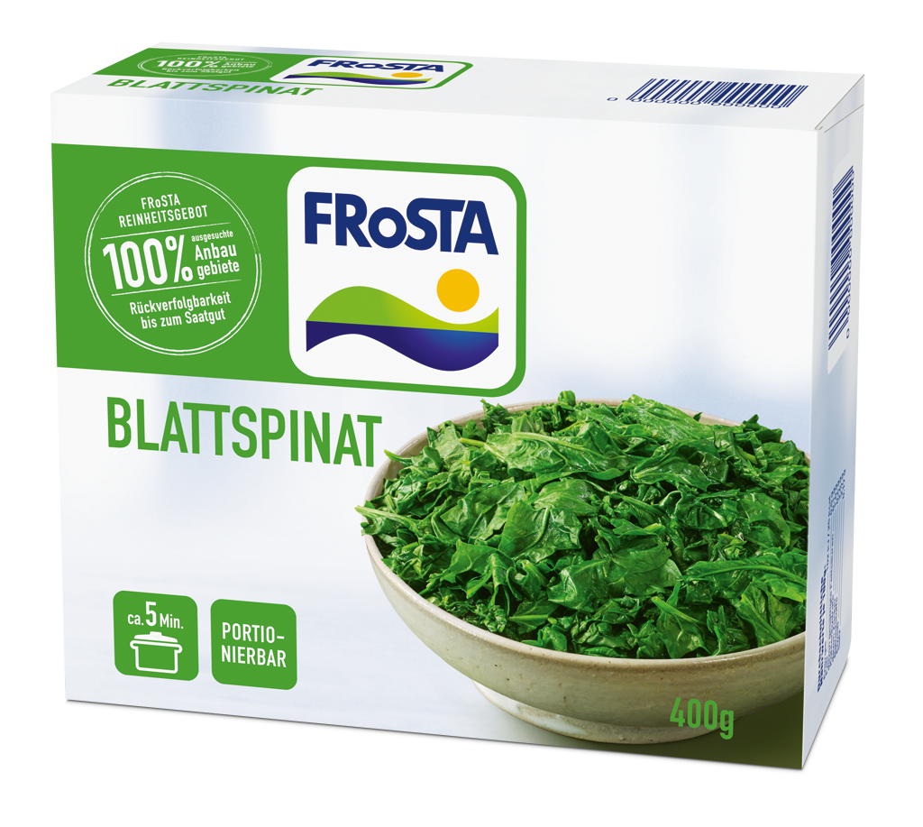 Blattspinat • Erntefrisch tiefgefroren FRoSTA