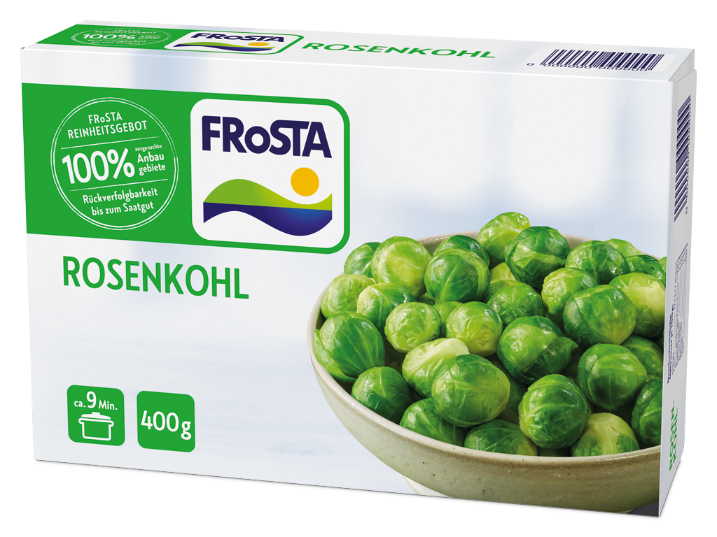 Rosenkohl • Erntefrisch tiefgefroren FRoSTA