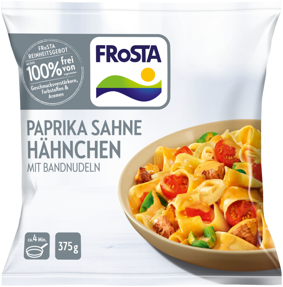 FRoSTA Tiefkühlprodukte nach dem Reinheitsgebot