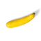 Eine einzelne gelbe Zucchini mit grünem Stiel, isoliert auf schwarzem Hintergrund – perfekt für FRoSTA Tiefkühlprodukte.