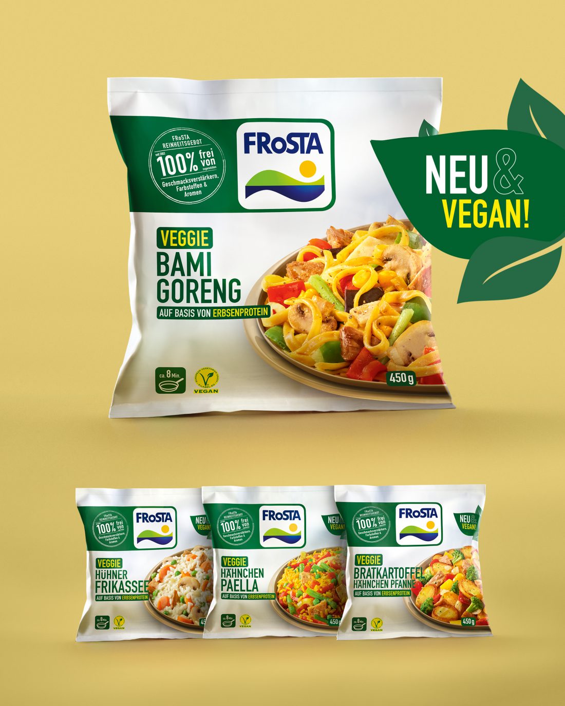 Frosta Tiefkühlgerichte mit dem Reinheitsgebot